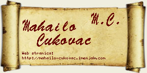 Mahailo Cukovac vizit kartica
